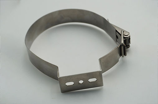 Perforated metal enclosure on a switching power supply