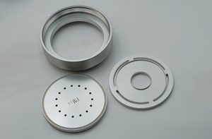 Stainless steel ring and perforated discs