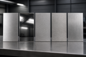 Stainless steel surface finishing options